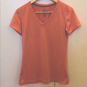 Nike Dri fit pink v neck